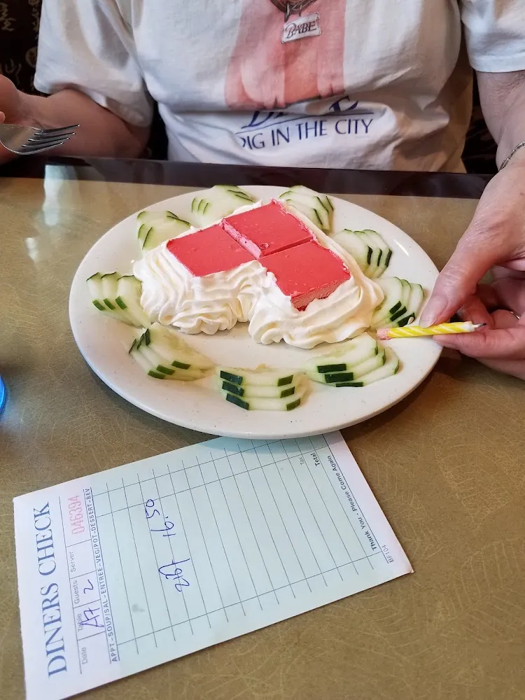 Jello Cake They Brought My Mom When I Told Them It Was Her Birthday